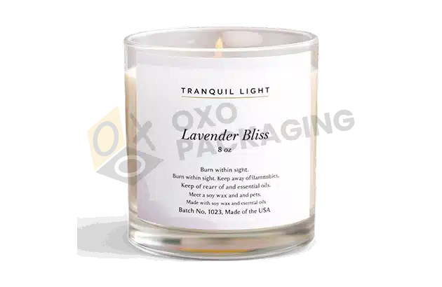 candle sticker labels