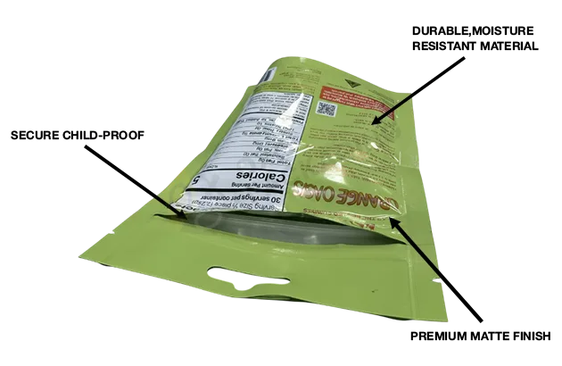 Child Resistant Mylar Bags