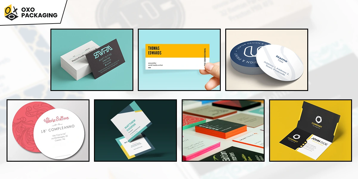 different business cards options