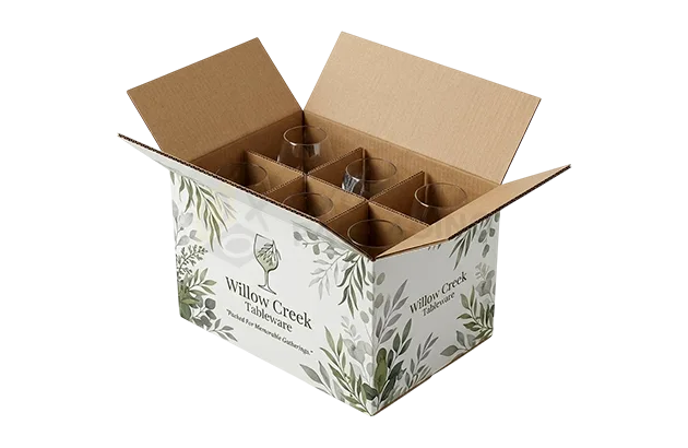 Custom Glassware Boxes bulk