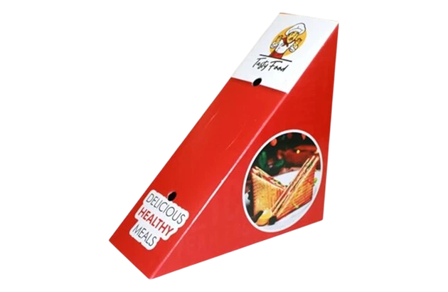 custom logo triangle boxes