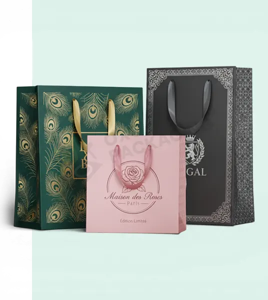 custom luxury paper bags with free shipping