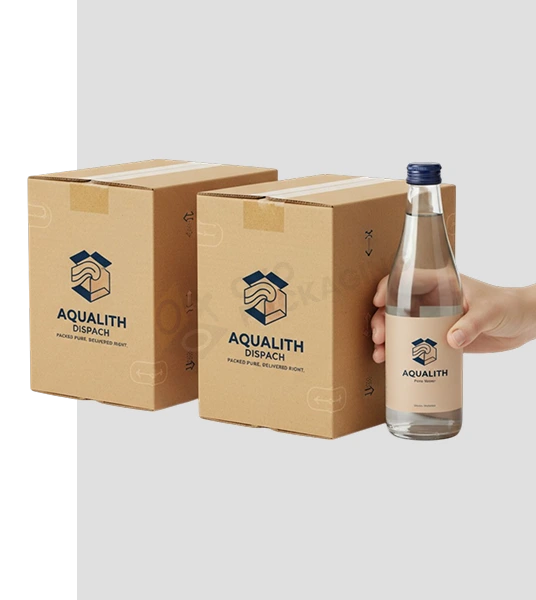 Custom Printed 500ml Bottle Boxes