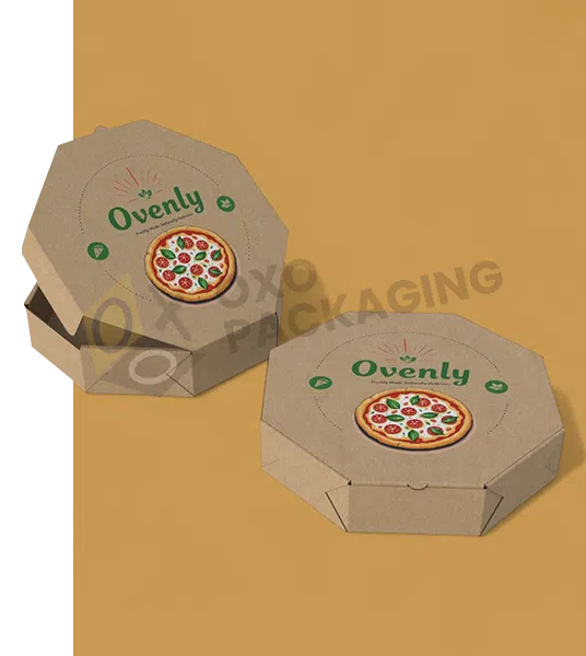 Custom Printed Brown Pizza Boxes