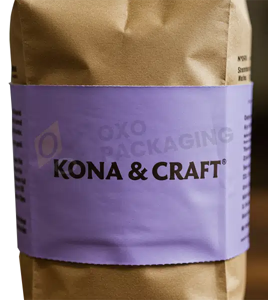 Custom Printed Coffee Bag Sleeves
