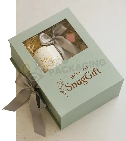 Custom Printed Gift Box with Window