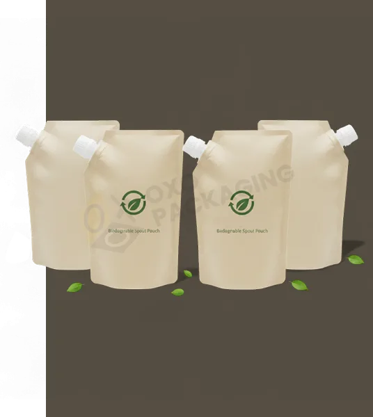 customize biodegradable spout pouch