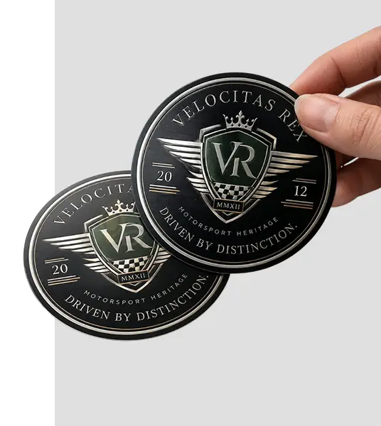 customized business sticker