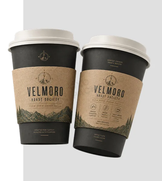customized cup sleeves boxes