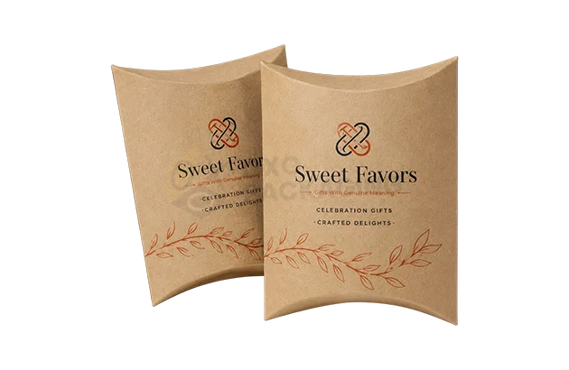 customized kraft pillow packaging