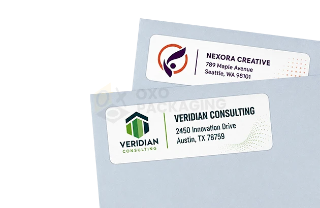 customized printed buisness label