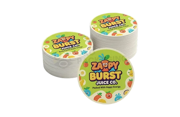 customized printed circle stickers
