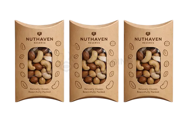 customized window pillow packaging