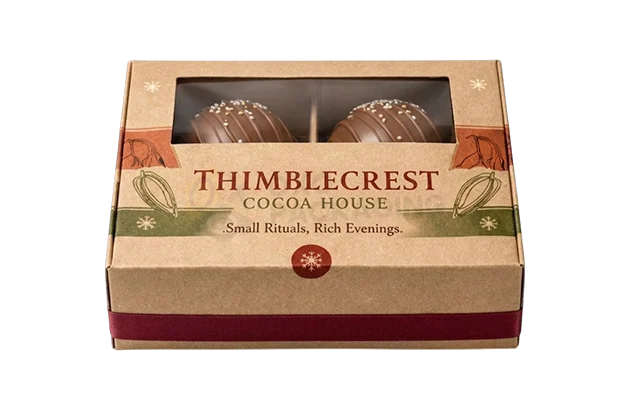 printed cocoa bomb gift boxes