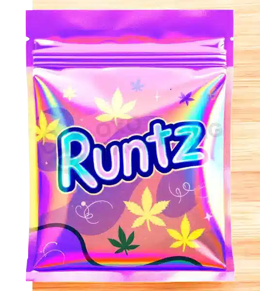 printed runtz mylar bags
