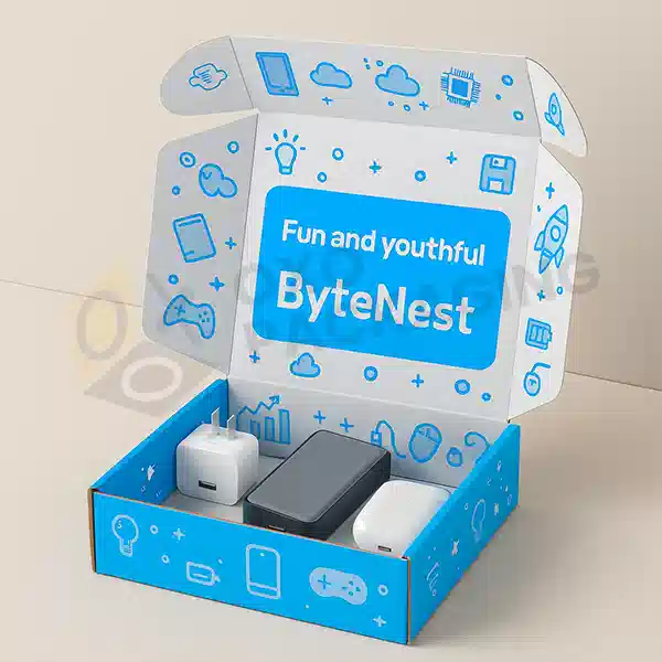 Blue Mailer Boxes