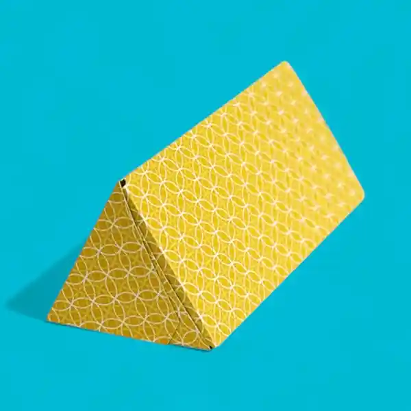 cardboard packing triangles