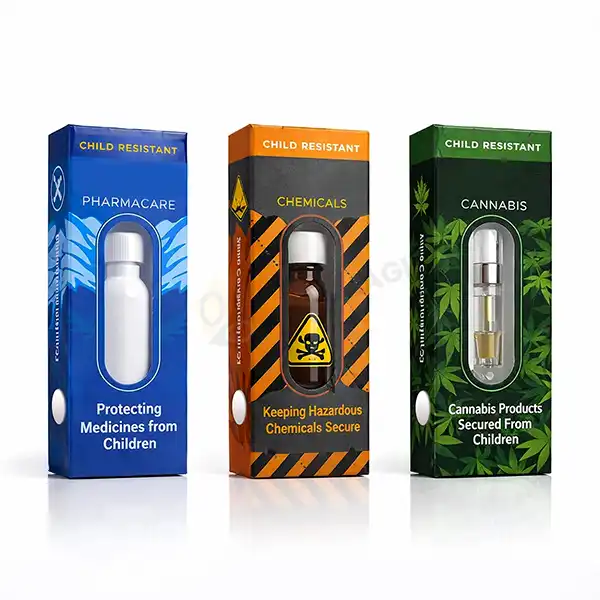 Child Resistant Packaging Box