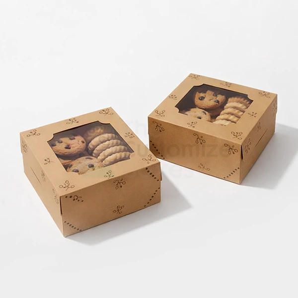 cookie boxes with window