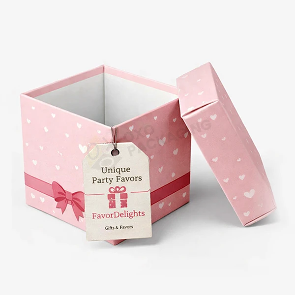 custom 3x3 favor boxes with logo