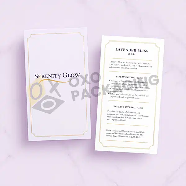 custom candle labels