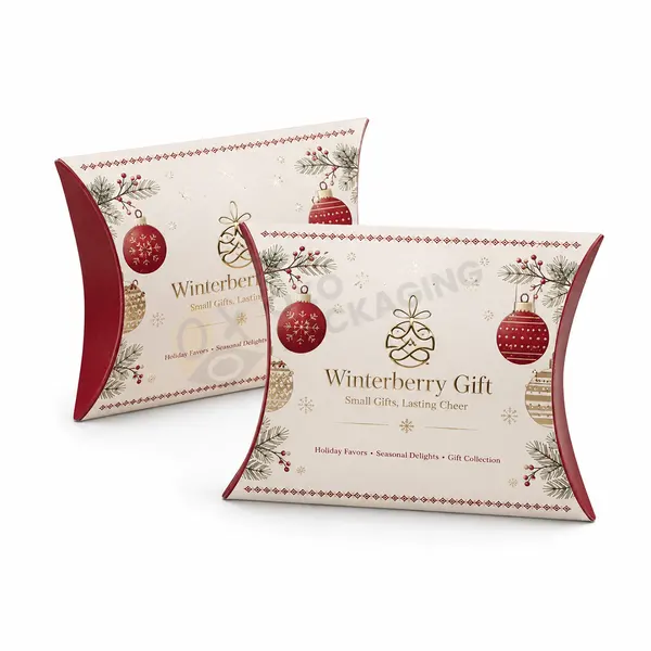 custom christmas pillow boxes