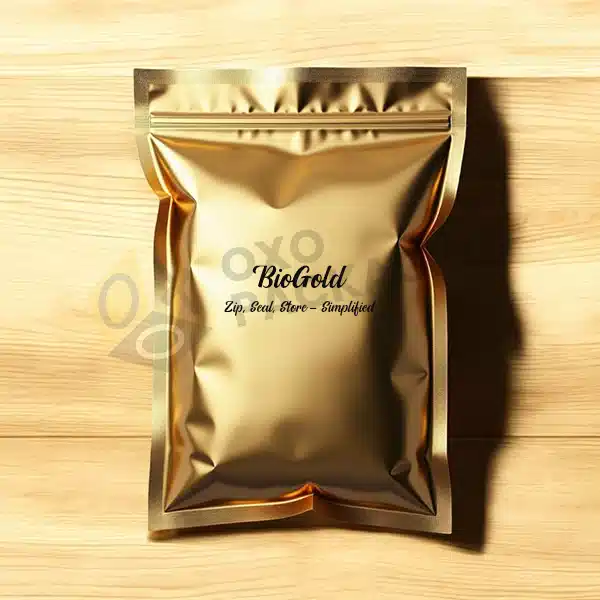 custom gold mylar bags