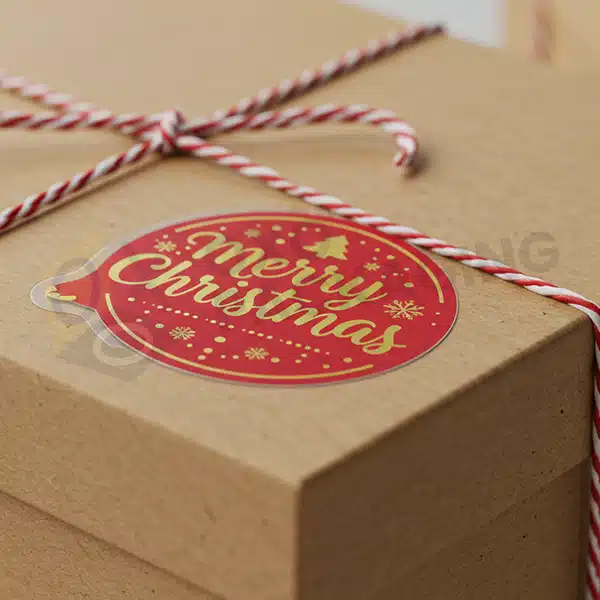 Custom Happy Holiday Sticker