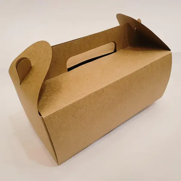 custom kraft paper box with handle