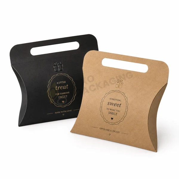 custom kraft pillow packaging