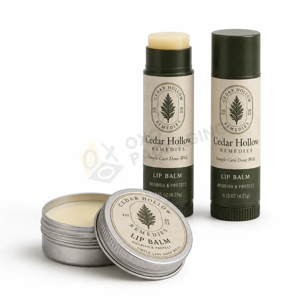 Custom lip Balm containers bulk