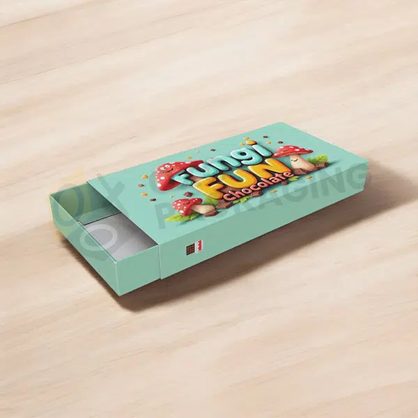 custom mashroom chocolate bar packaging