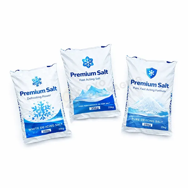 custom rock salt bags