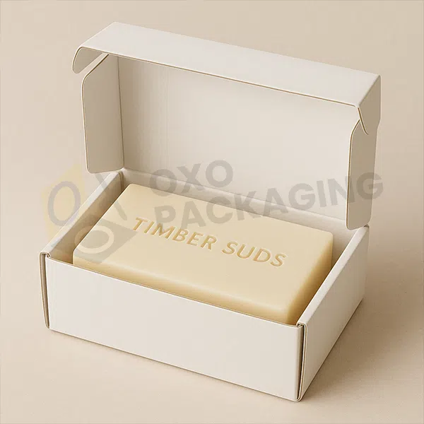 custom white soap boxes
