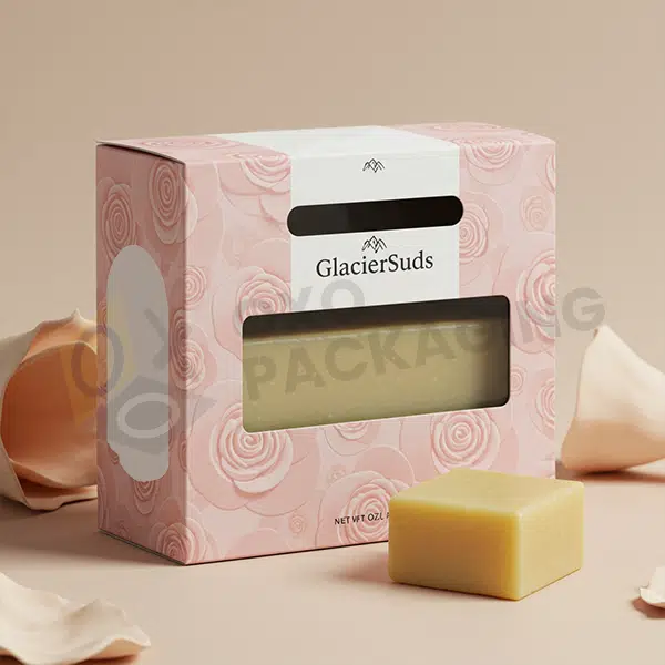 Custom window soap packaging