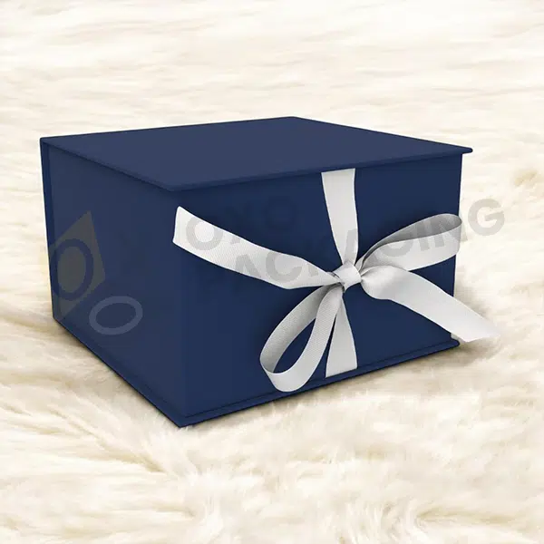 customize blue magnetic gift boxes