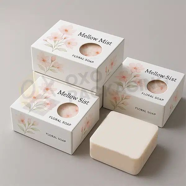 customized white soap boxes