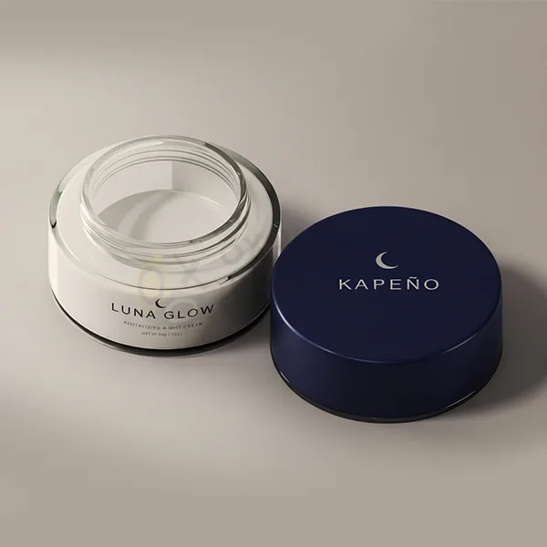 glass cream jars