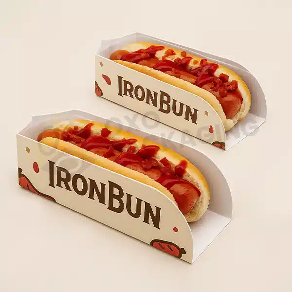 hot dog sleeve packaging