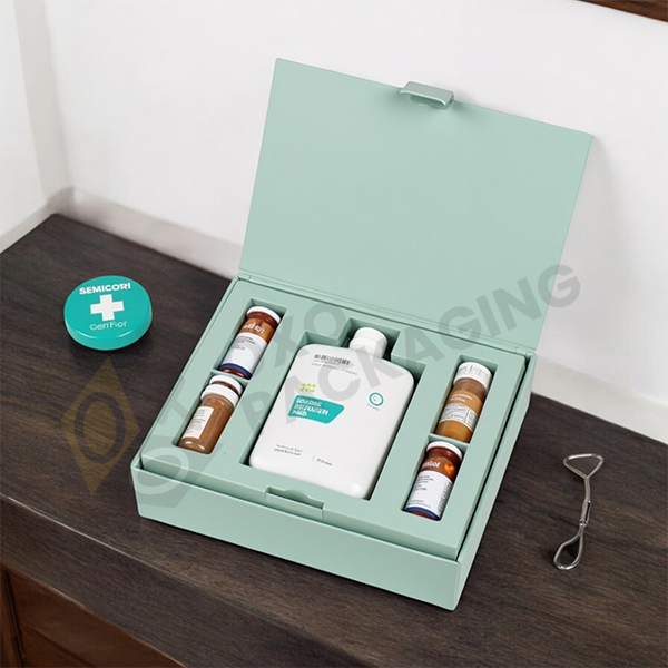 medical box with insert with logo