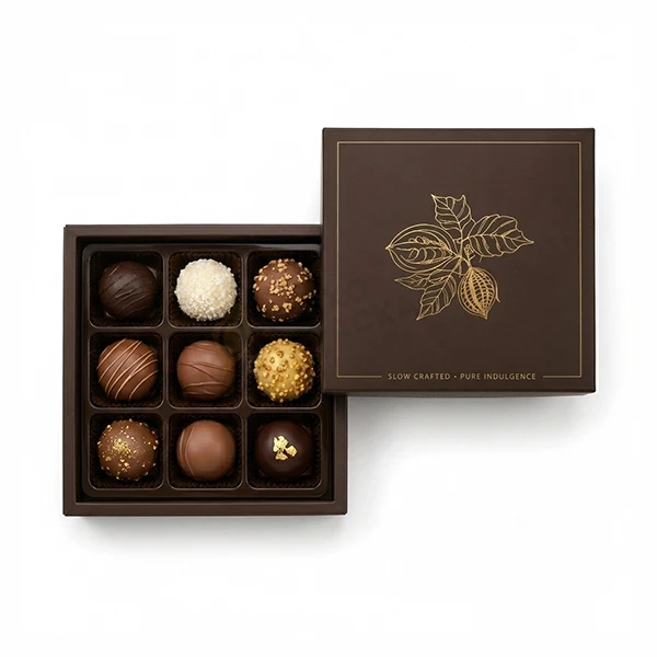 printed truffle boxes
