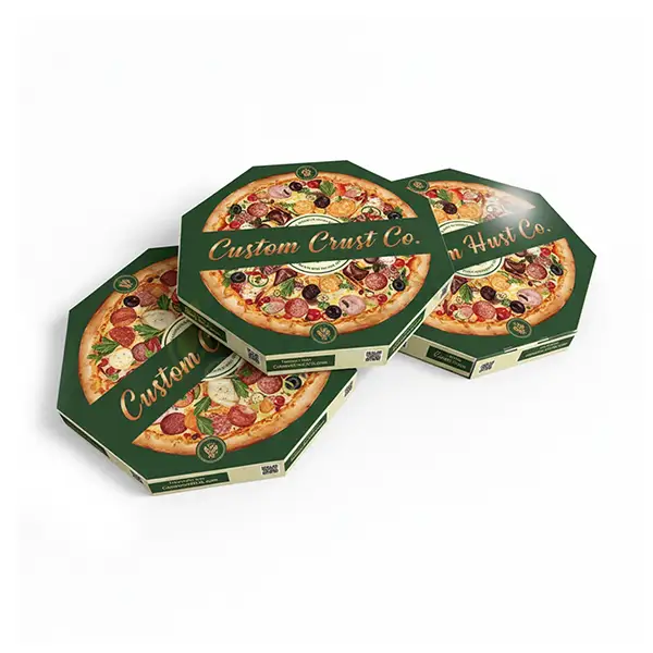 round pizza box packaging