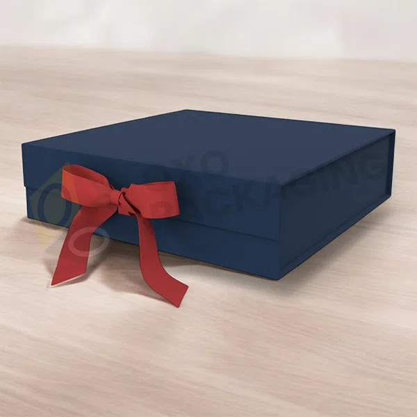wholesale blue magnetic gift boxes