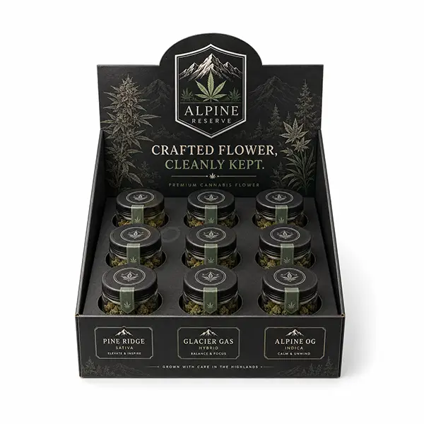 custom cbd display box
